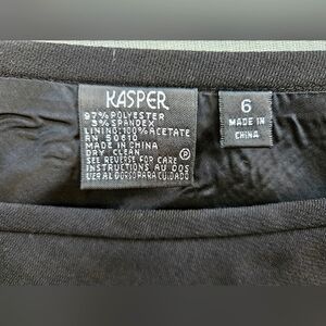 Kasper Black Skirt